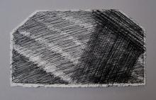 Waves  Penzance Prom  pen and ink on paper  2014