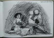 Study from Goya - Disasters of War - pen - 1997