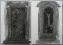 Drawing Book studies  Venice  pen and wash - 2009